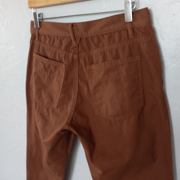 Raleigh Denim Jones Fit Cotton Canvas Pant Terracotta Brown 30"×33" - Picture 4 of 14